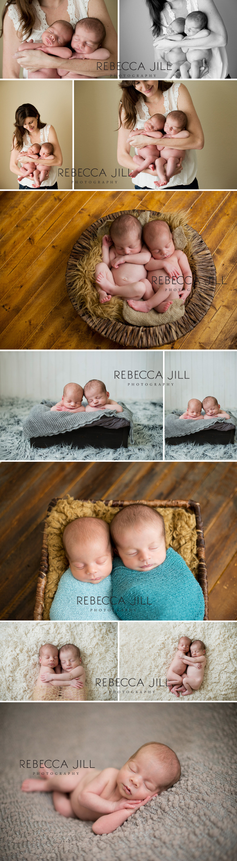 orlando, fl newborn twin photographer