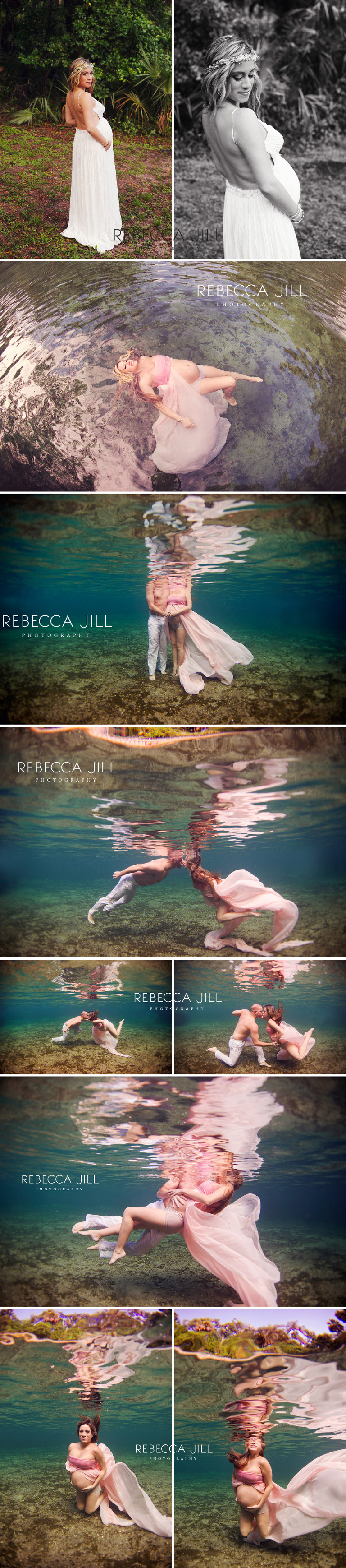 Central Florida Underwater Maternity Photographer