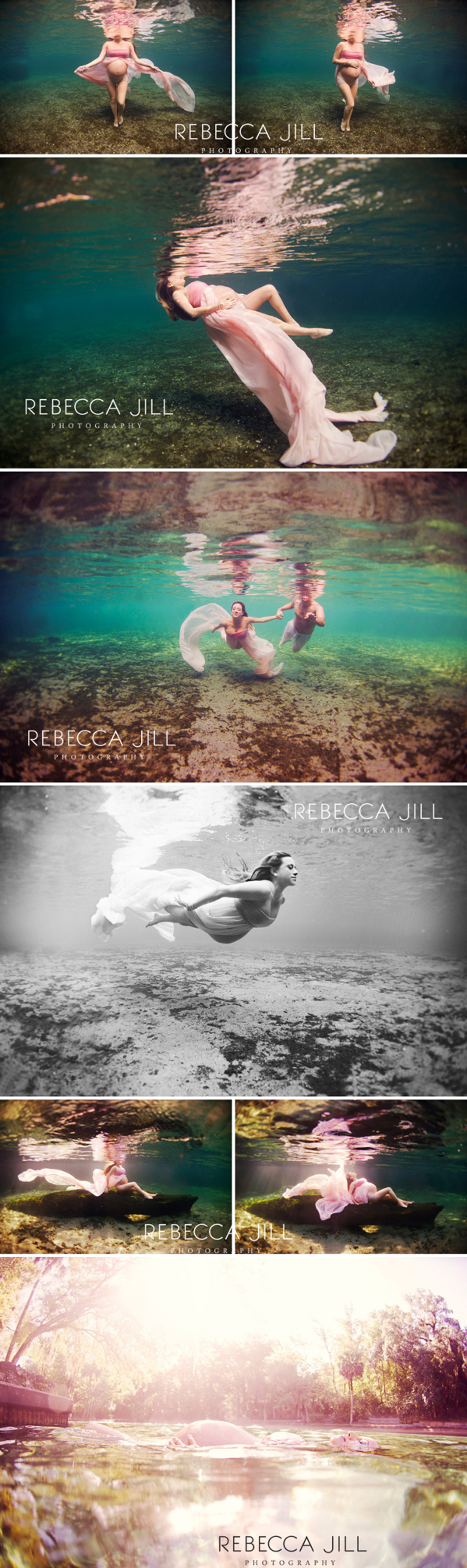 Central Florida Underwater Maternity Photographer